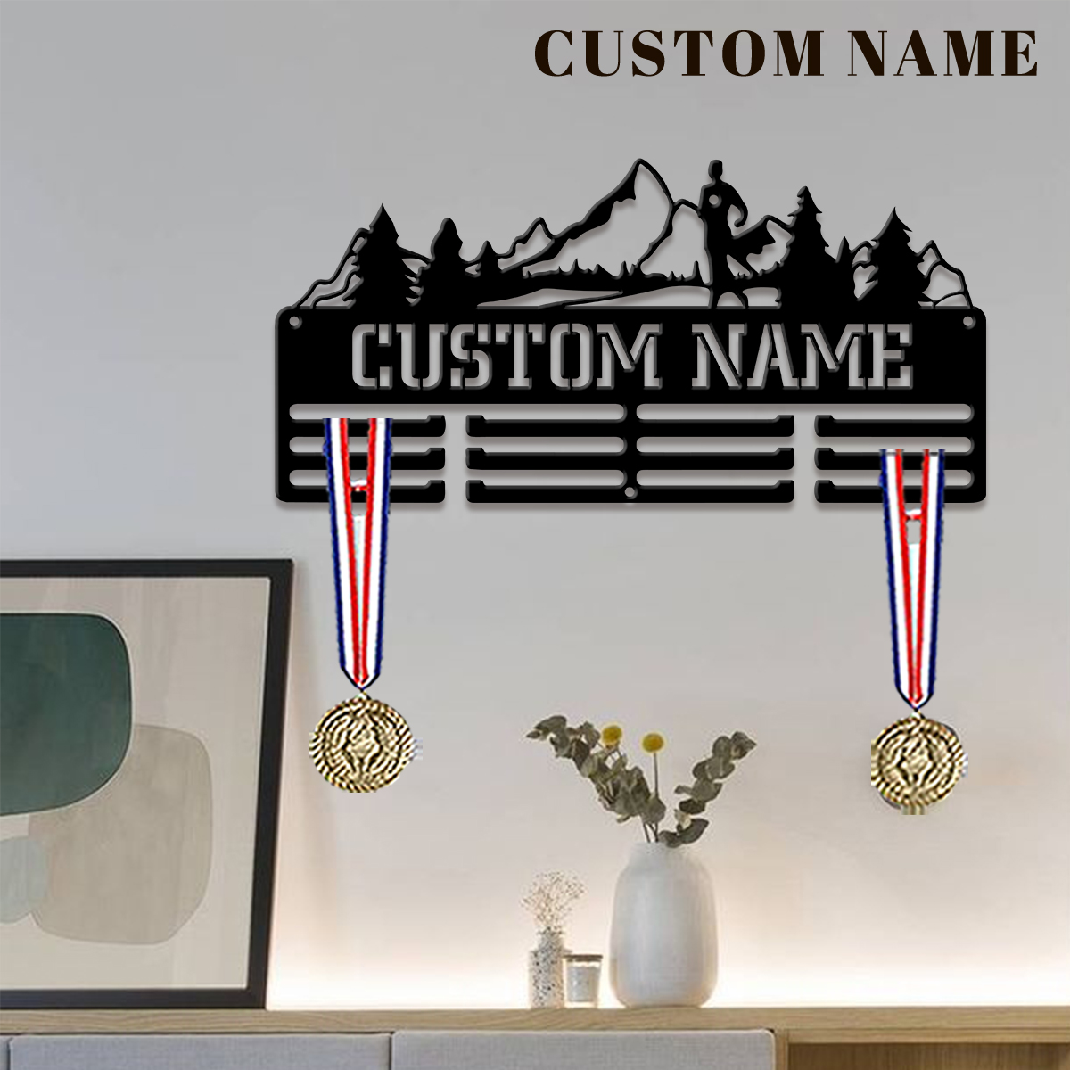 Halloween Party Supplies - Suporte Personalizado para Medalhas de Maratona