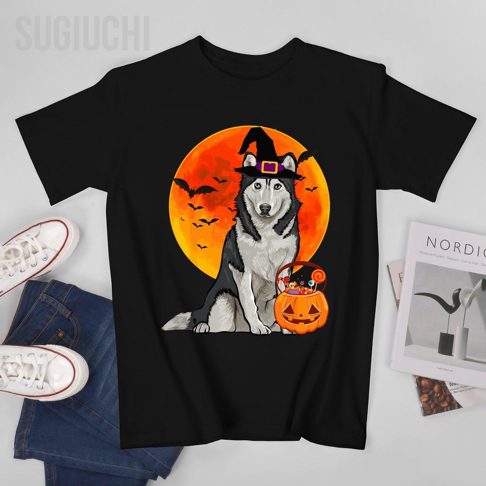 Pumpkin Lantern Halloween - Camiseta Unissex de Algodão 100% para