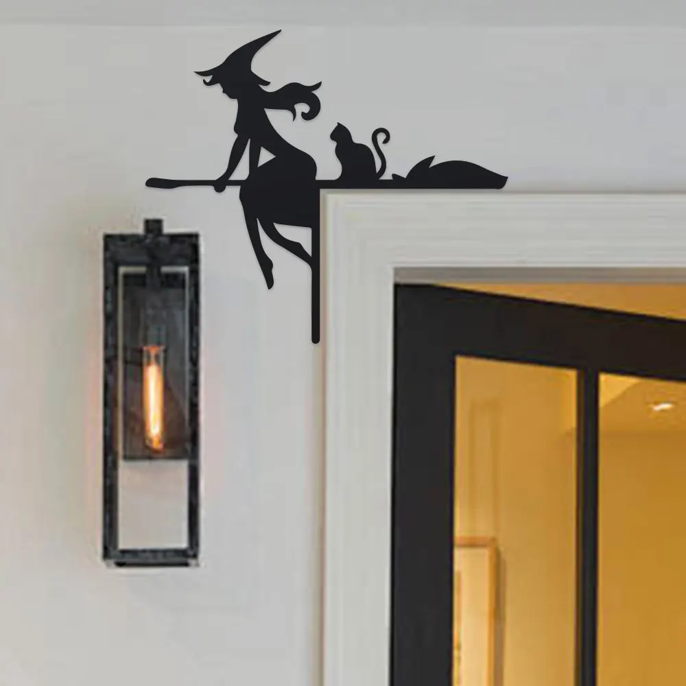 Spider Web Halloween Decoration - Conjunto de Decoração para Porta de