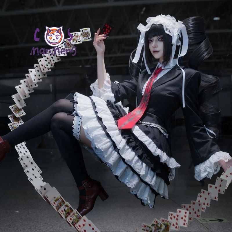 Novo Traje de Cosplay Gótico d - Halloween Costume Kids avaliação e preço