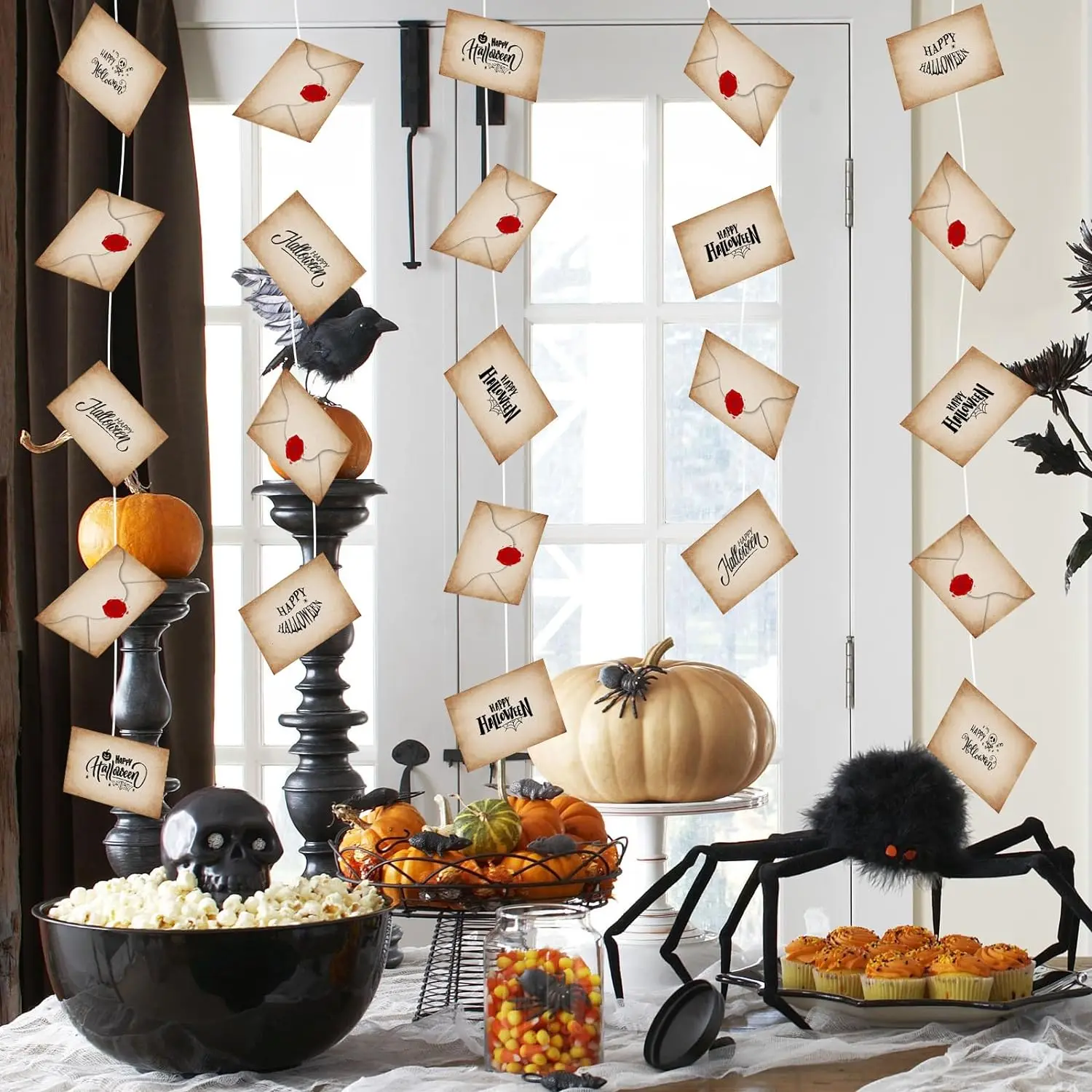 Banner de carta de aceitação d - Halloween Party Supplies avaliação e preço