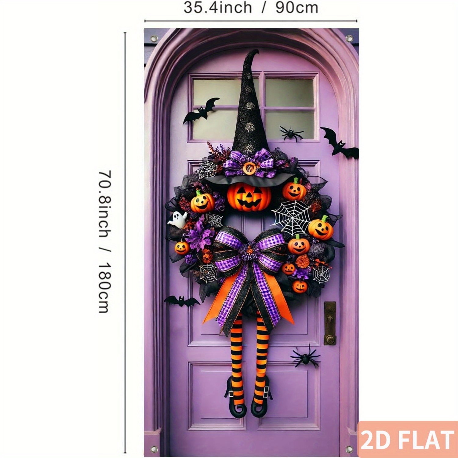 Guirlanda de Bruxa de Hallowee - Spider Web Halloween Decoration avaliação e preço