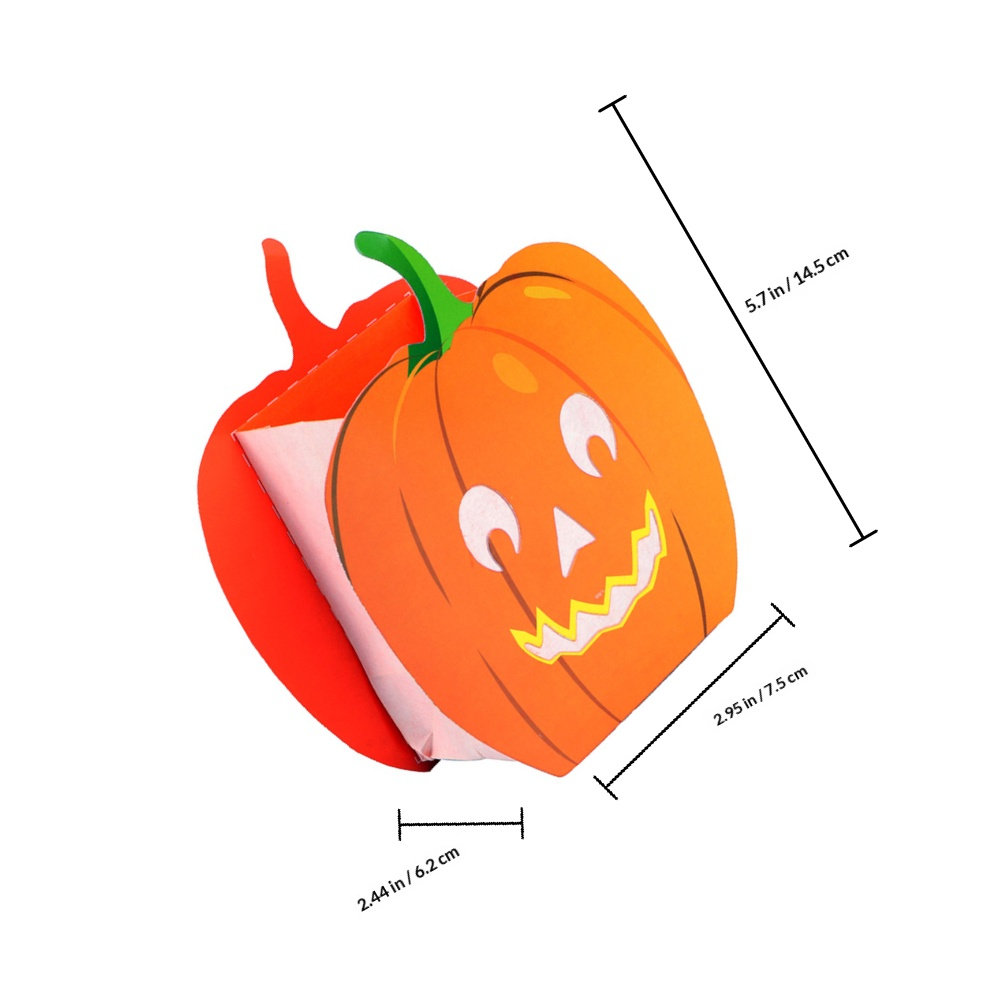12 Sacos Decorativos em Forma  - Pumpkin Lantern Halloween avaliação e preço