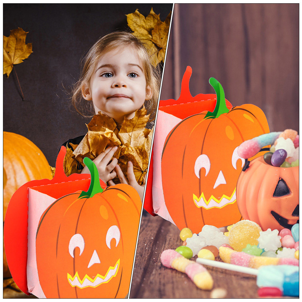 12 Sacos Decorativos em Forma  - Pumpkin Lantern Halloween avaliação e preço