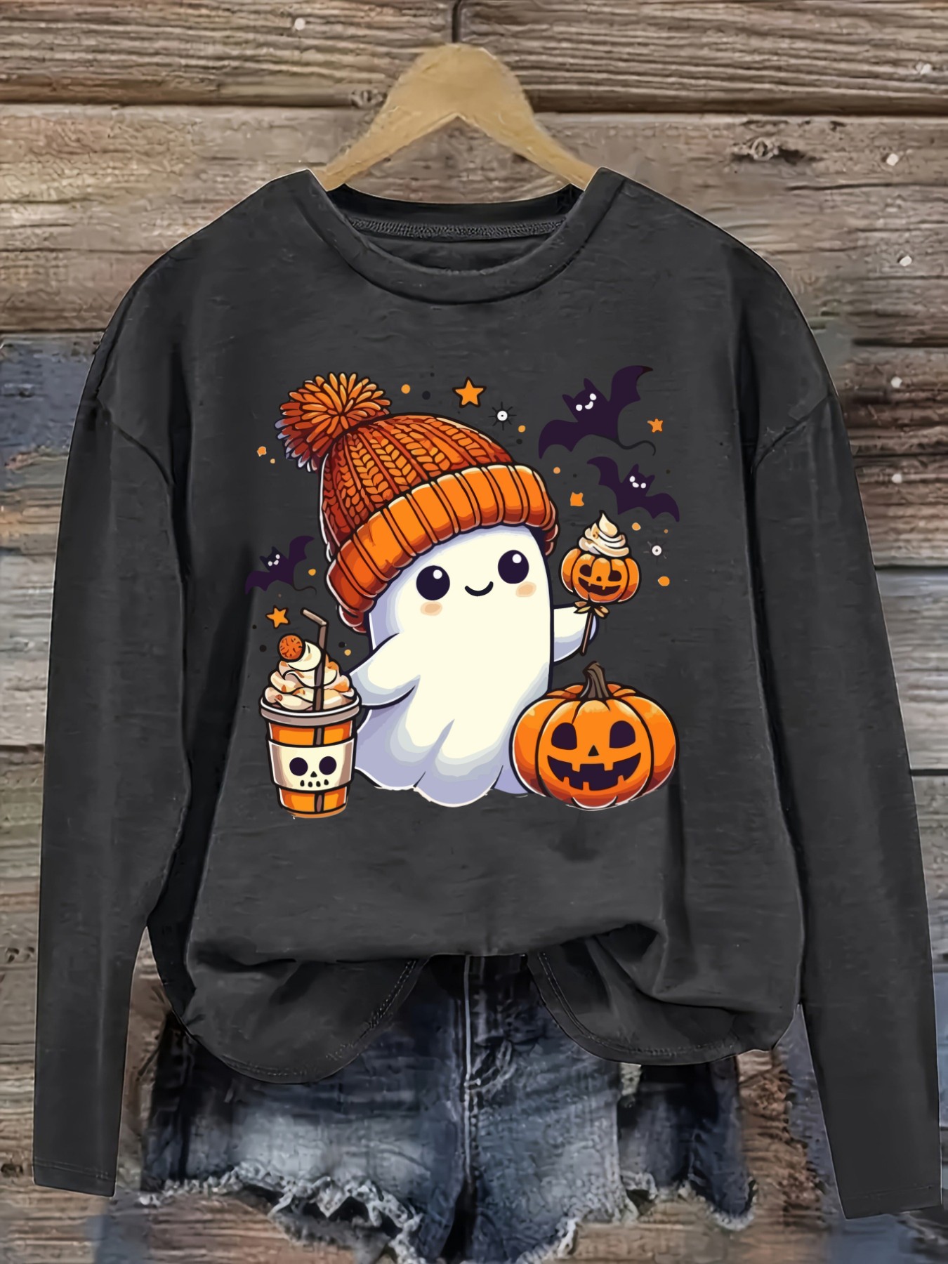 Camiseta Feminina Casual de Ma - Halloween Costume Adult avaliação e preço