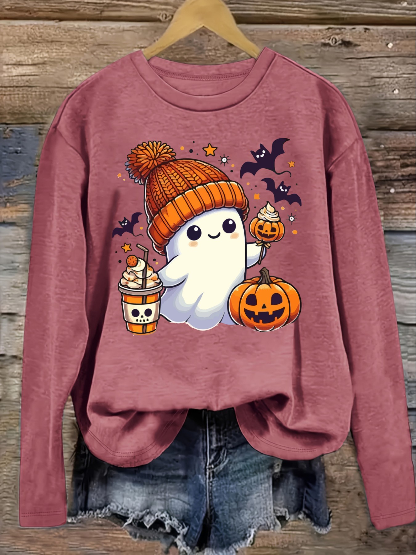 Camiseta Feminina Casual de Ma - Halloween Costume Adult avaliação e preço