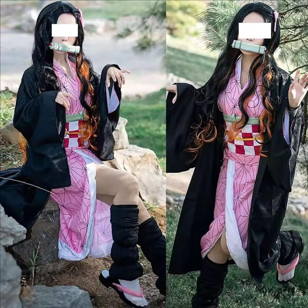 Anime demon slayer kimetsu não - Halloween Costume Kids avaliação e preço