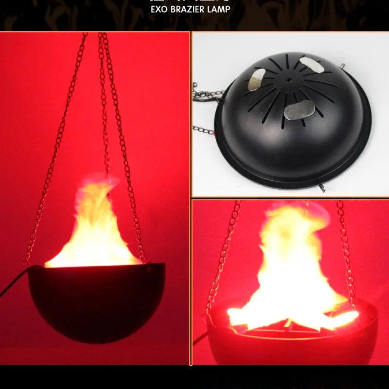 Lâmpada de Chama Falsa 3D, Sim - Halloween Party Supplies avaliação e preço