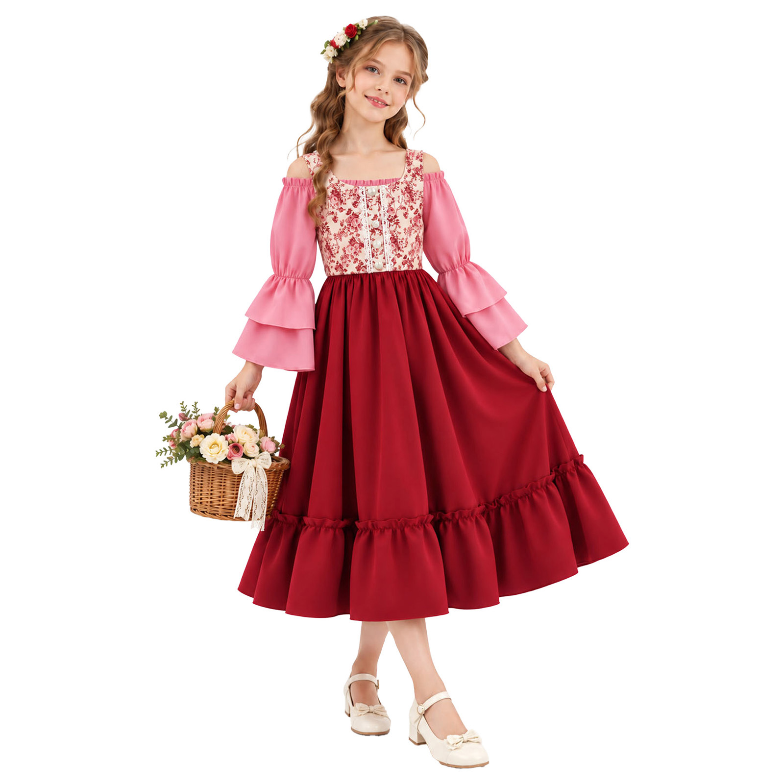 Fantasia medieval renascentist - Halloween Costume Kids avaliação e preço