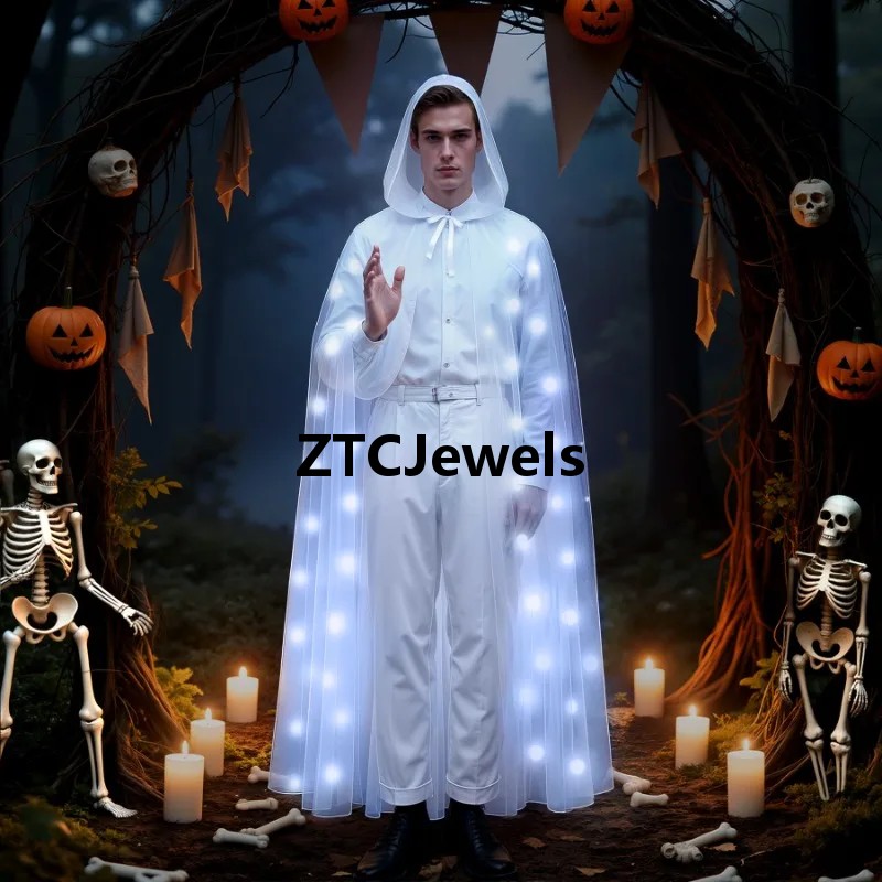 Capa de LED Iluminada para Hal - Halloween Party Supplies avaliação e preço