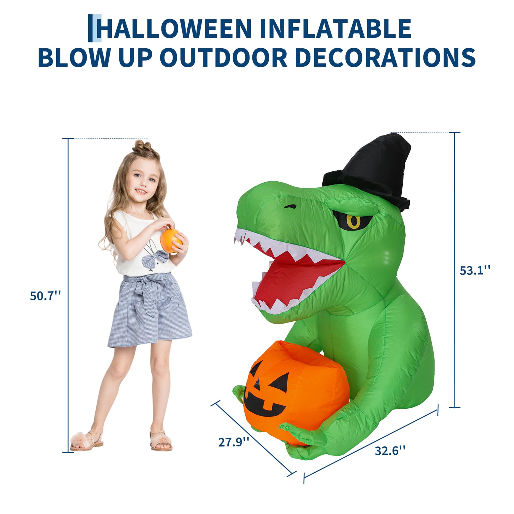 Decoração de carro inflável de - Halloween Pumpkin Decor Led avaliação e preço