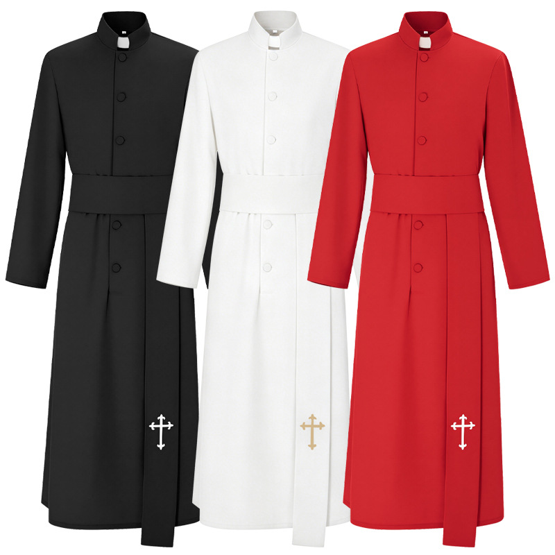 Fantasia de Sacerdote Medieval - Halloween Costume Adult avaliação e preço