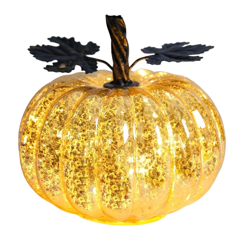 Lâmpada de Abóbora de Vidro AA - Halloween Pumpkin Decor Led avaliação e preço