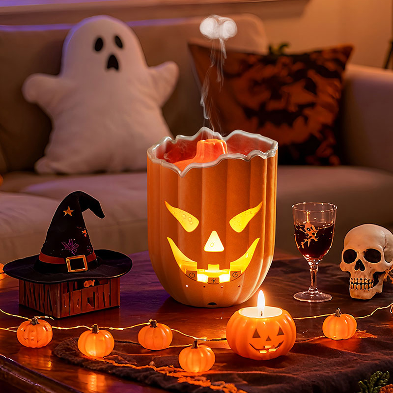 Umidificador de Ar em Forma de - Halloween Pumpkin Decor Led avaliação e preço